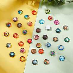 Cabochon di vetro 100 pz&nbsp;GGLA-PH0001-34