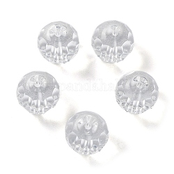 Verre imitation perles de cristal autrichien, facette, ronde, clair, 12mm, Trou: 1mm
