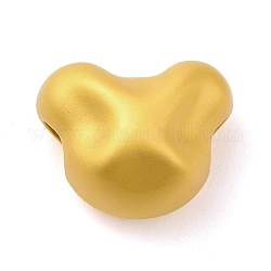 Zink-Legierung Perlen, mattgoldene Farbe, Bär, 11x13x9 mm, Bohrung: 3 mm