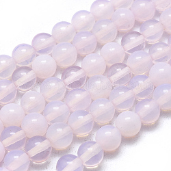 Chapelets de perles d'opalite, ronde, 8mm, Trou: 1mm, Environ 50 pcs/chapelet, 14.76 pouce (37.5 cm)