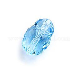 Abalorios de cristal austriaco, pasiones de cristal, 202 _aquamarine, 12mm