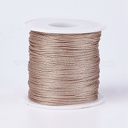 Polyester-Metallfaden, braun, 1 mm, Ca. 100m / Rolle (109.36yards / Rolle)