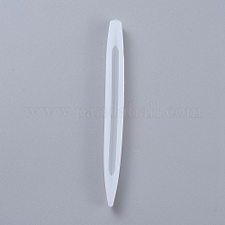 Pen Epoxy Resin Silicone Molds, Ballpoint Pens Casting Molds, for DIY Candle Pen Making Crafts, White, 149x13x12mm
