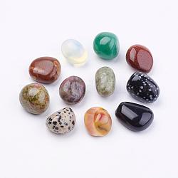 Природные и синтетические драгоценный камень бисер, упавший камень, нет отверстий / незавершенного, самородки, 18~22x15~19x10~16 мм