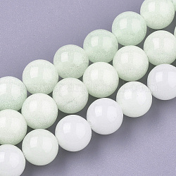 Brins de perles en pierre synthétique, ronde, miellat, 8mm, Trou: 1mm, Environ 48 pcs/chapelet, 14.5 pouce