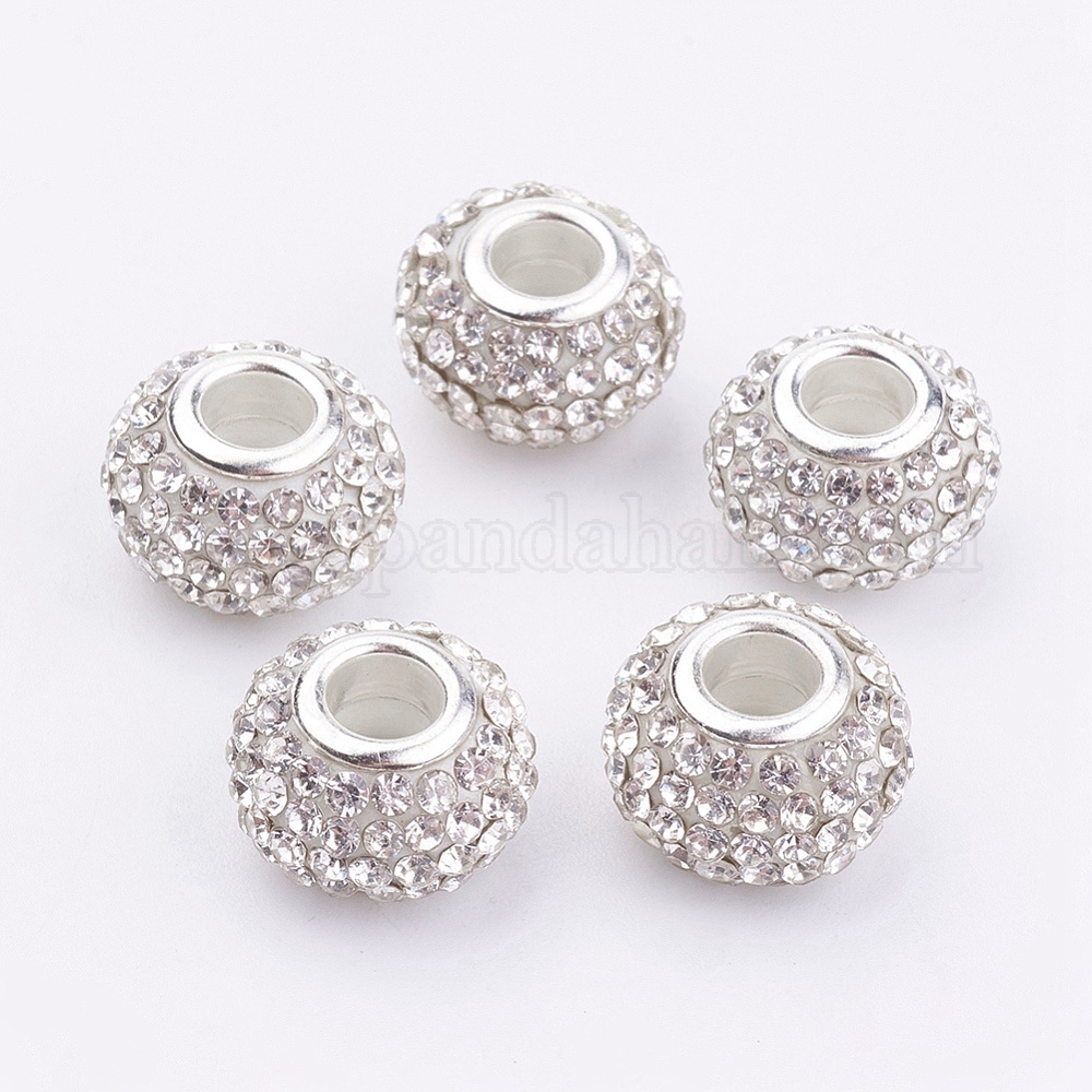 Wholesale Grade A Rhinestone European Beads - Pandahall.com