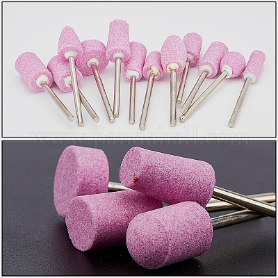 GORGECRAFT 12Pcs Grinding Stone Bits Quartz Nail Drill Polishing Bit  Mounted Bullet Points Abrasive Heads Wheel Replacement Grind for Rotary  Manicure