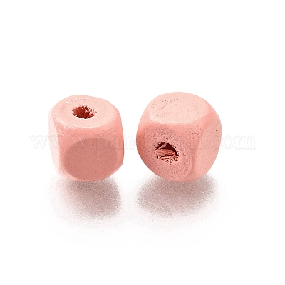 Спрей окрашены деревянные бусины&nbsp;WOOD-P021-01B-25-1