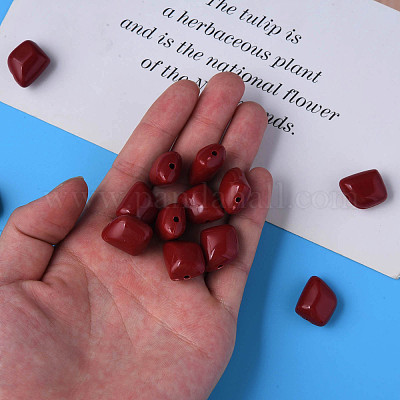 Непрозрачные акриловые бусины&nbsp;MACR-S373-15A-A01-1