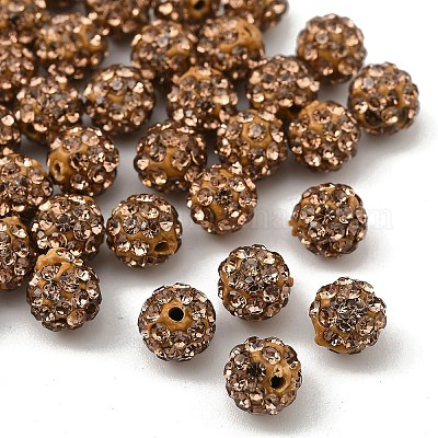 Бусины со стразами&nbsp;RB-H284-6MM-Half-246-1