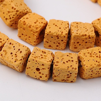 Синтетические бусины из вулканической породы G-N0104-8mm-13-1