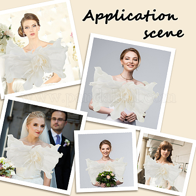 Шифоновая шаль&nbsp;AJEW-WH20054-037B-1