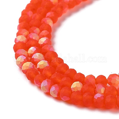 Прозрачные стеклянные бусины&nbsp;LS-EGLA-A034-T4mm-MB25-1