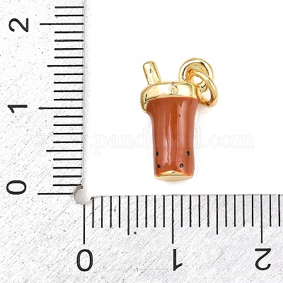 Латунь эмаль подвески&nbsp;KK-B168-01G-02-1