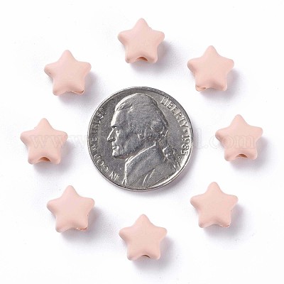 Лакированные бусины из акрила &nbsp;MACR-S373-45-O06-1