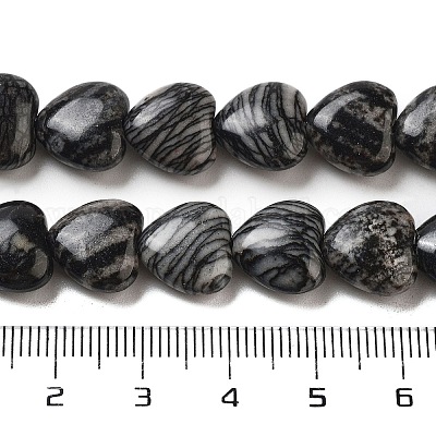 Бусины из натурального черного камня&nbsp;G-B022-27C-1