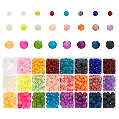 Прозрачные стеклянные бусины&nbsp;GLAA-PH0008-16C-1