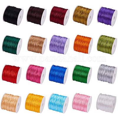 Unique Bargains 1mm White Elastic Stretch Beading String Thread Cord Wire  for Jewelry Making