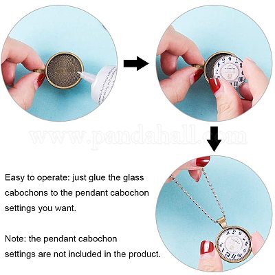 Печатные стеклянные кабошоны&nbsp;GGLA-PH0005-25mm-003-1