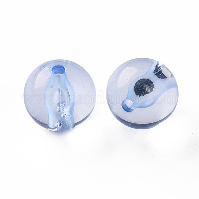 Прозрачные акриловые бусины MACR-S370-A16mm-749-1