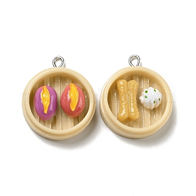 Подвески из непрозрачной смолы RESI-G043-C09-1