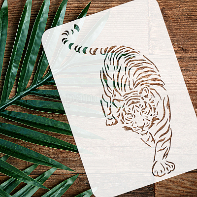 tiger stencil printable