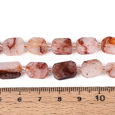 Натуральный гематоидный кварц / нитки из железистого кварца&nbsp;G-T138-26A-04-1