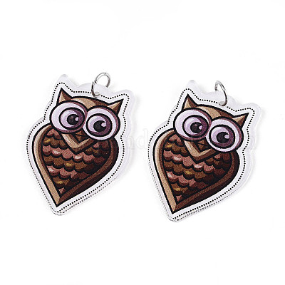 Печатные акриловые подвески&nbsp;OACR-N144-01-1