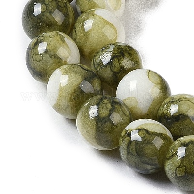 Краска для выпечки стеклянные бусины&nbsp;GLAA-H031-01A-14-1