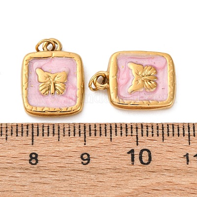 Подвески из нержавеющей стали 304 с эмалью STAS-U061-37G-A03-1