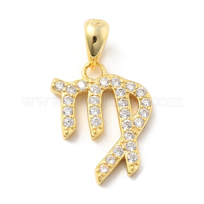 925 подвеска из стерлингового серебра с прозрачным микропаве и цирконием&nbsp;LS-STER-Z012-06G-08-1