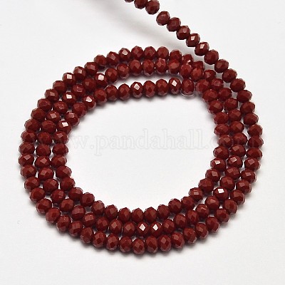 Facettierte Rondelle-Glasperlen&nbsp;X-EGLA-J134-4x3mm-A02-1