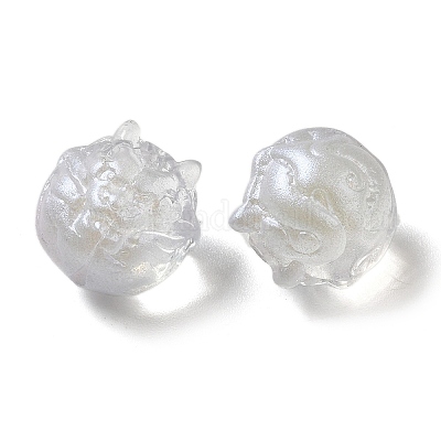 Прозрачные стеклянные бусины&nbsp;GLAA-D025-05K-1