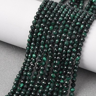 Природного малахита бисер нитей&nbsp;G-D306-A02-4MM-A01-1