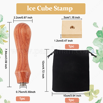 Ice Cube Stamper Replacement Head 1pc