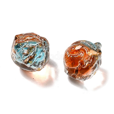 Perles en verre transparentes&nbsp;GLAA-D025-05C-1