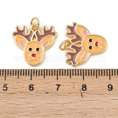 Латунь эмаль подвески KK-L255-17G-01-1