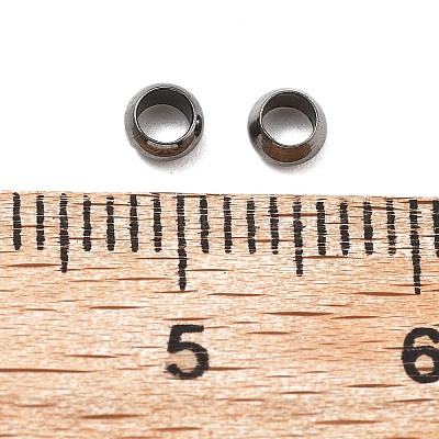 Зажимные бусины из латуни&nbsp;KK-S509-01EB-01-1