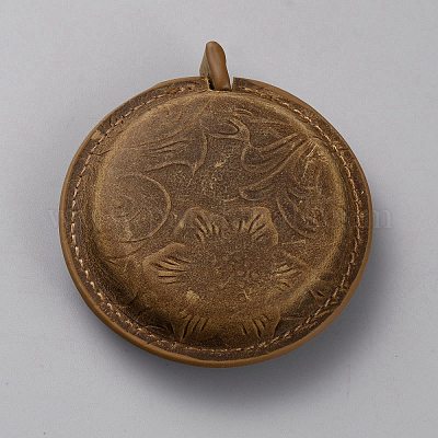 Кожаная рулетка с цветочным узором AJEW-WH20001-30A-1