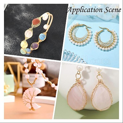 Круглая медная проволока для ювелирных изделий&nbsp;CWIR-Q006-0.2mm-G-1