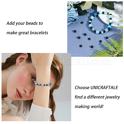 Вакуумное покрытие pvd нержавеющая сталь 304 разделительные бусины&nbsp;STAS-UN0007-81B-1