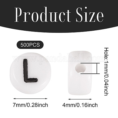 500шт акриловые бусины&nbsp;SACR-TA0001-55L-1