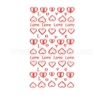 День святого валентина 5d любовь наклейки для ногтей&nbsp;LS-MRMJ-R109-Z-D4363-01-1