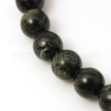 Chapelets de perles de jasper kambaba naturel G-G394-10mm-1