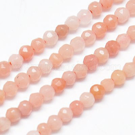 Natürliche rosa Aventurin Perlen Stränge X-G-J002-12-1