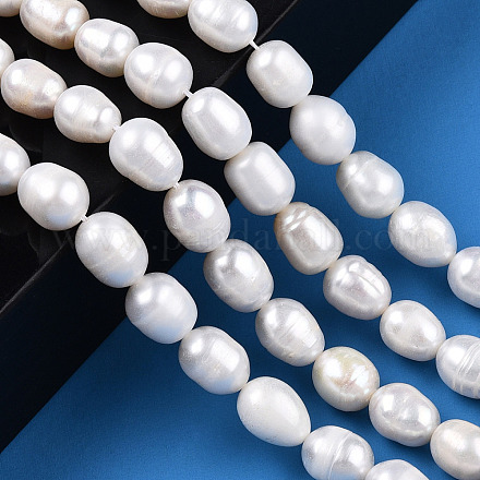 Fili di perle di perle d'acqua dolce coltivate naturali X-PEAR-L001-C-03-1
