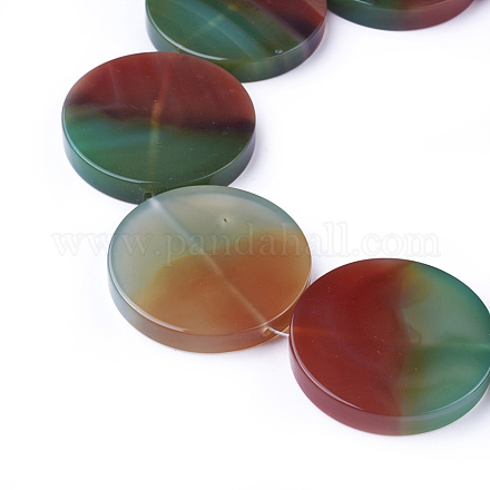 Natural Peacock Agate Beads Strands G-E538-13-1