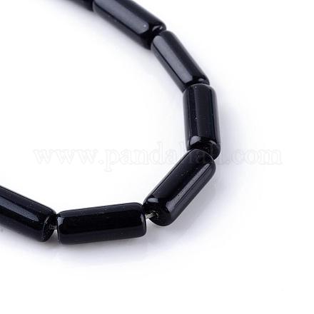 Natural Obsidian Bead Strands G-R356-54-1