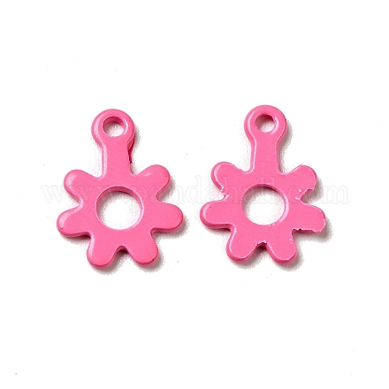 Spray Painted 201 Stainless Steel Charms STAS-G304-22D-1