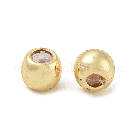 Стойка покрытие латунь силиконовые проставки бусины FIND-T071-02G-A01-RS-1